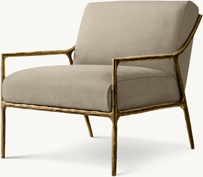 Thaddeus Slope Arm Leather Chair