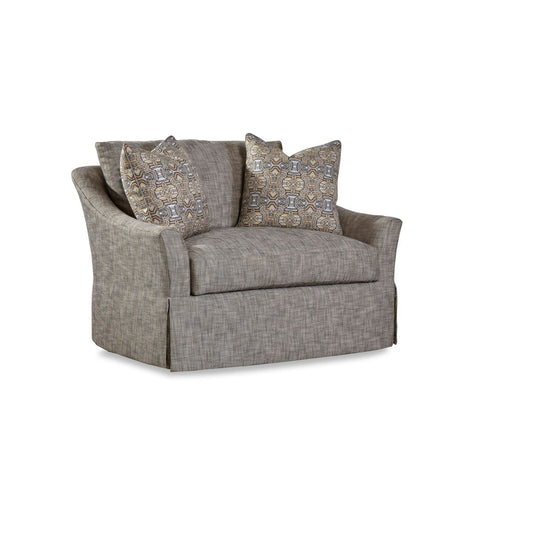 Amara Armchair Chair with Ottoman