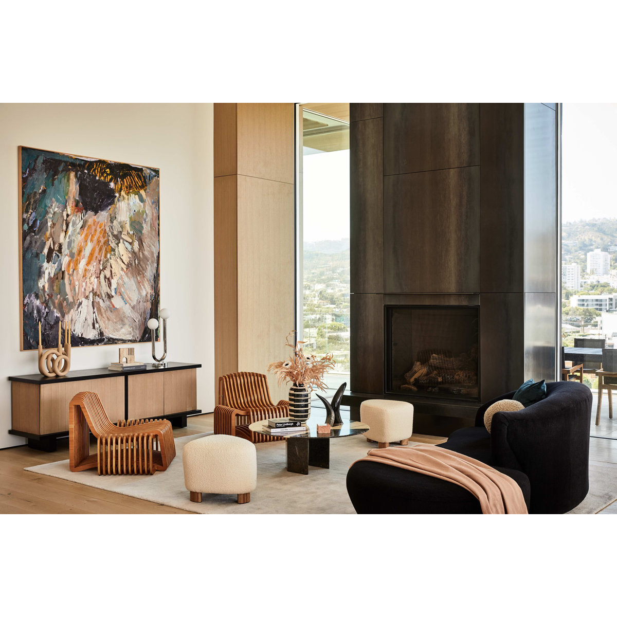 Arata Upholstered Arm Chair