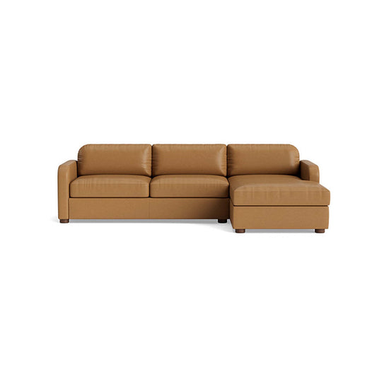 Archie Leather Sofa with Chaise (105")