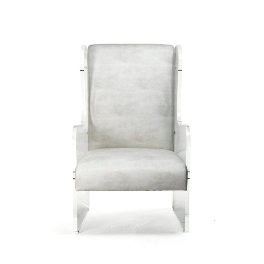 Armchair Chair with Ottoman