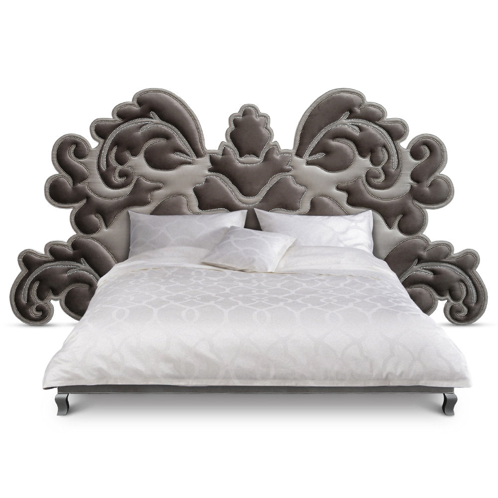 Haute House Home Arron Upholstered Low Profile Platform Bed
