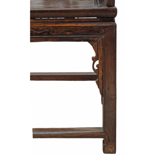 Asian Classic Solid Wood Arm Chair (Set of 2)