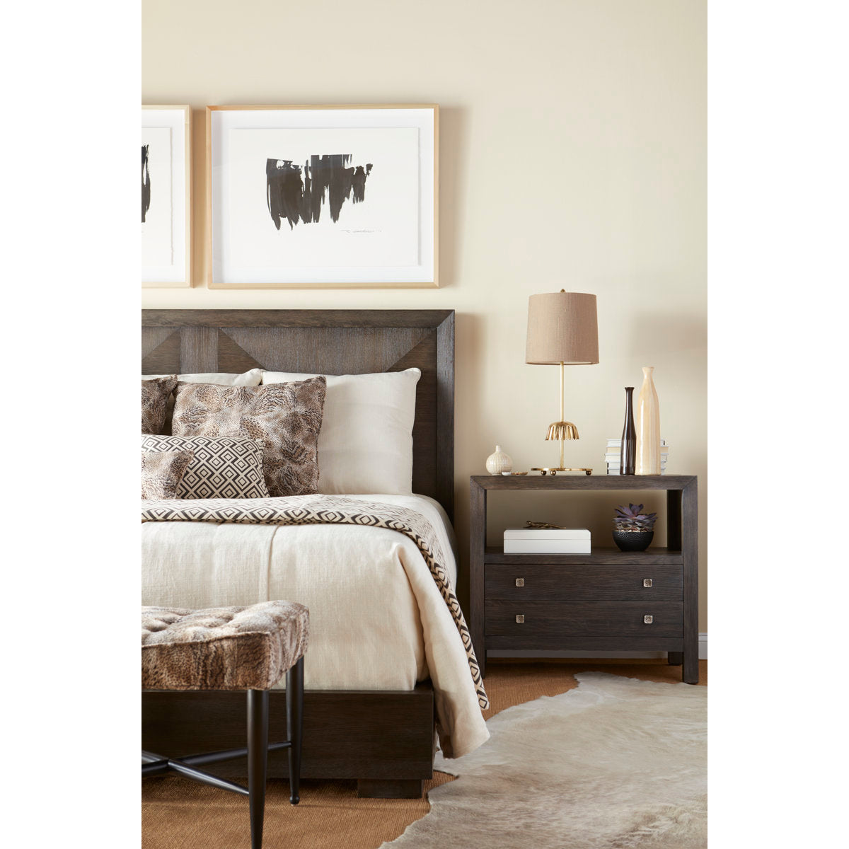 Aspen 2 - Drawer Solid Wood Nightstand