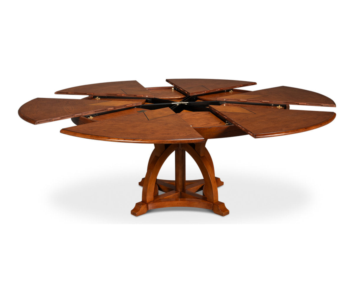Austin Round Solid Wood Dining Table