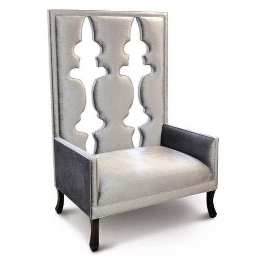 Haute House Home Balustrade 40 Wide Velvet Armchair