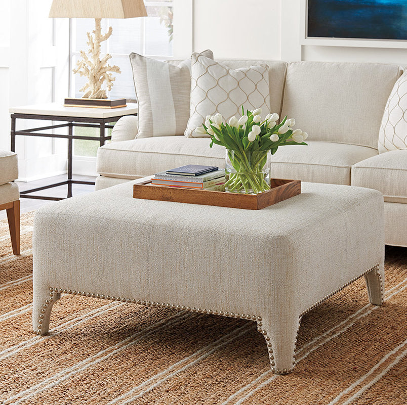 Barclay Butera Upholstery Square Ottoman
