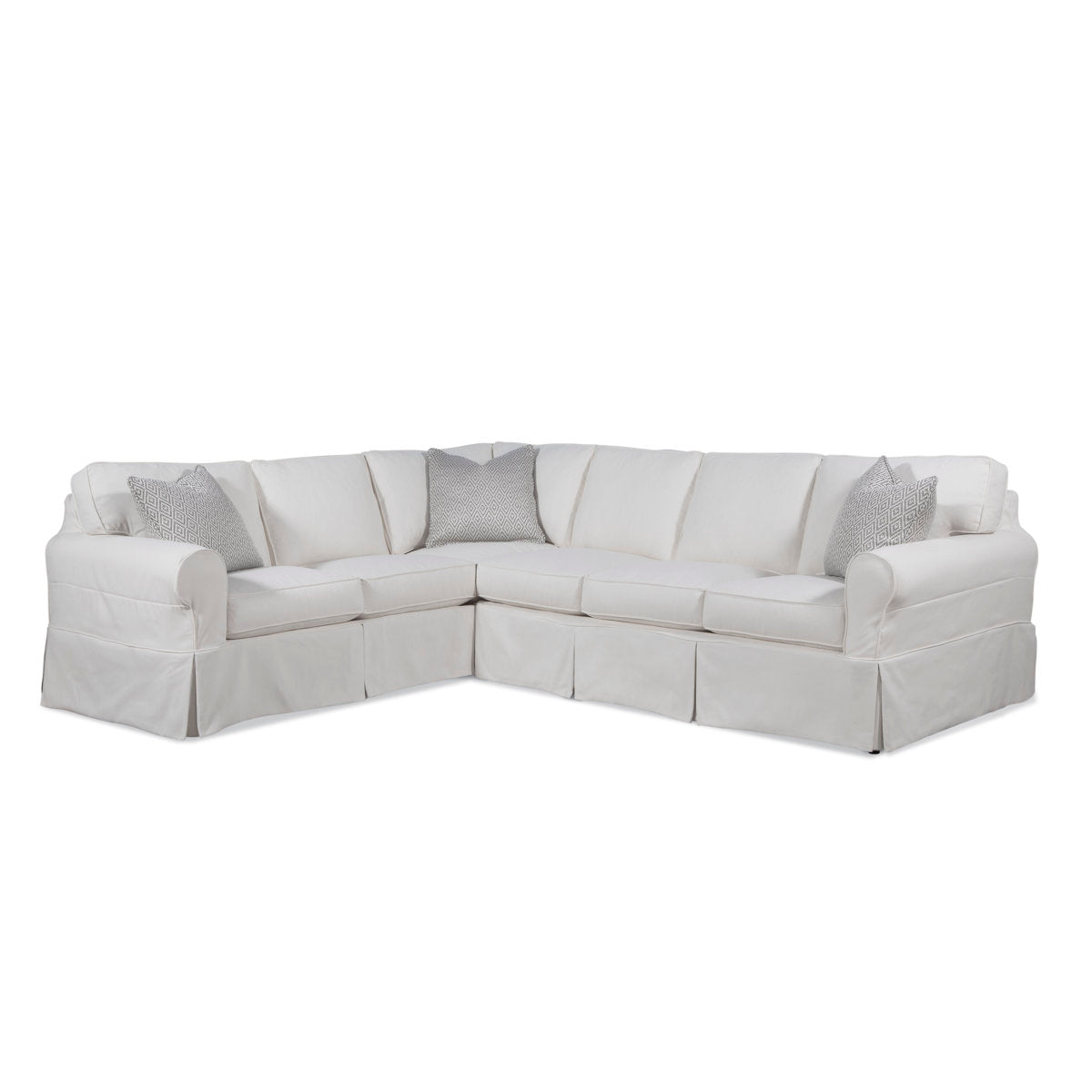 Bedford 2 - Piece Slipcovered Sectional
