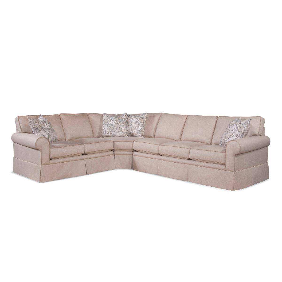 Braxton Culler Benton 3 Piece Upholstered Sectional