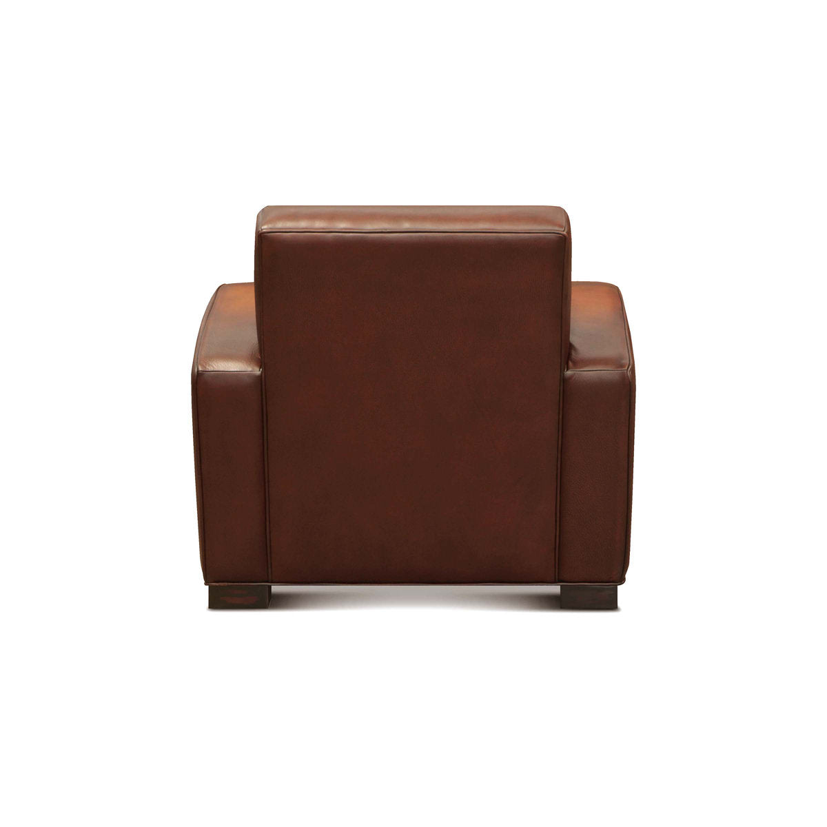 Berlin Leather Club Chair Chair with Ottoman
