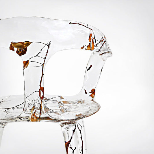 Branched Crystal Arm Chair