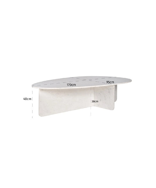Oroa Brandon Sled Coffee Table