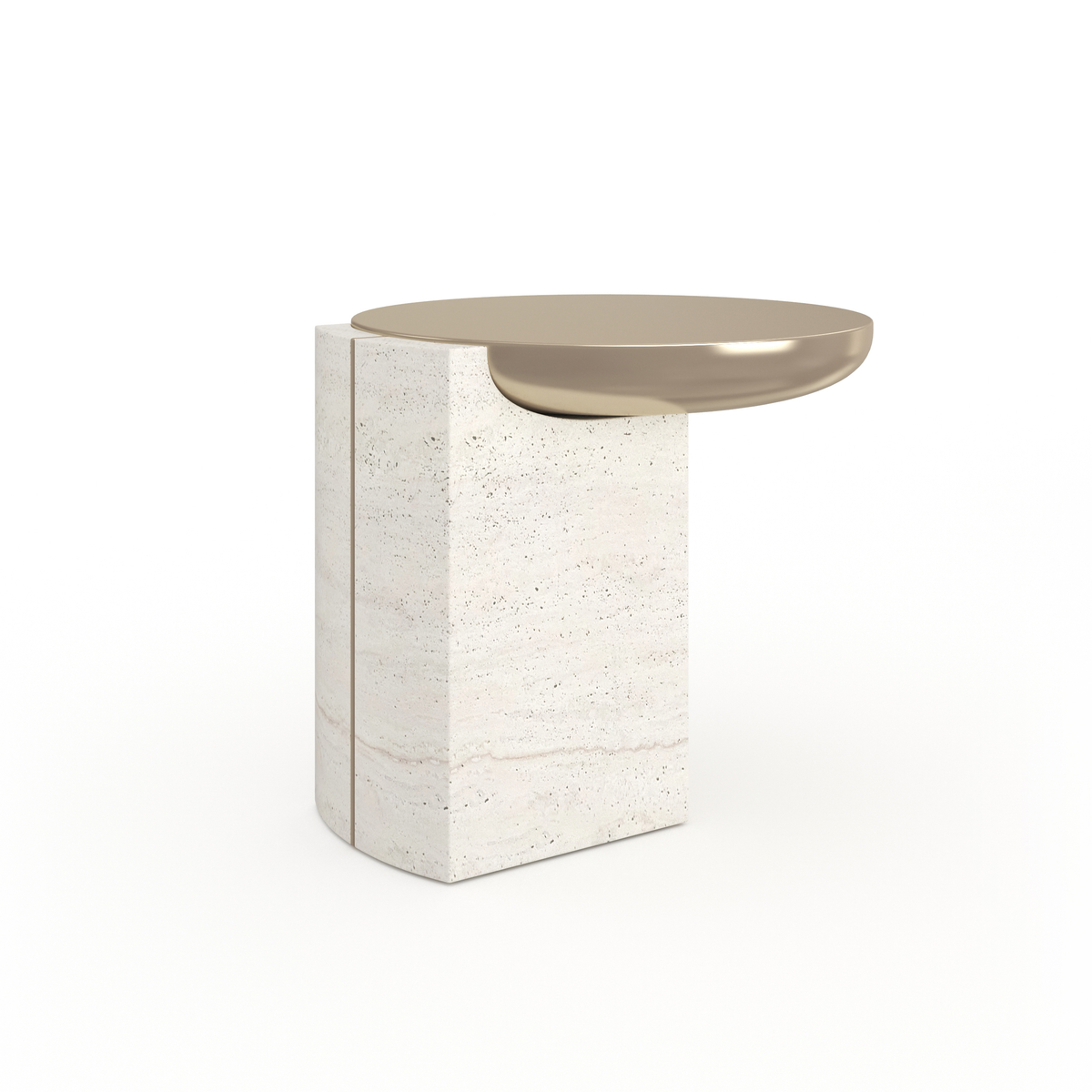 Caracole Classic Overlap Round Side Table