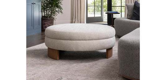 Brownstone Furniture Cabria 445 Wide Round Cocktail Ottoman