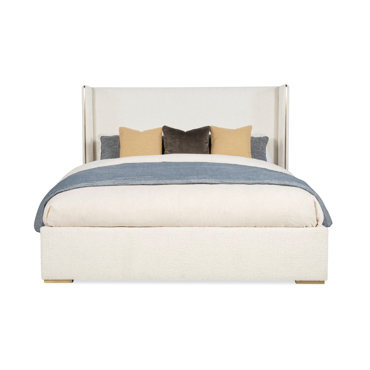 Cadence Upholstered King Wingback Bed