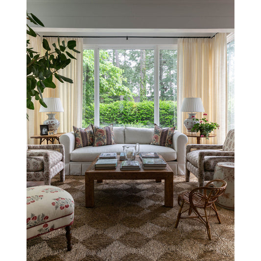 Carley Summers X River & Bord: The Max Sofa With Pleated Skirt