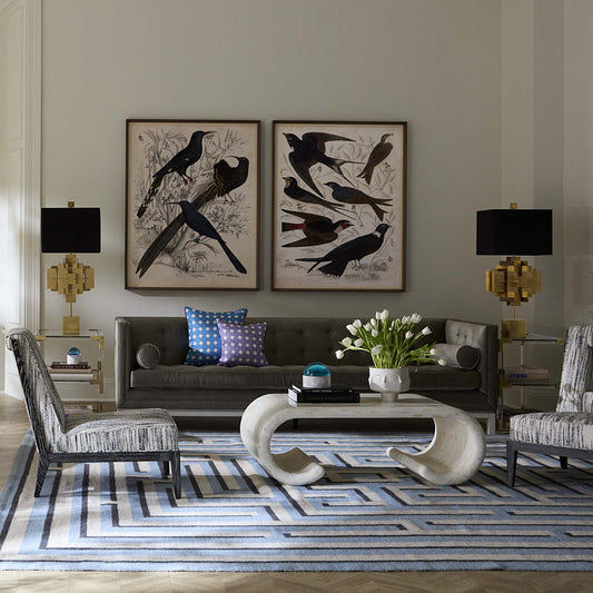 Jonathan Adler Casablanca Scroll Cocktail Table