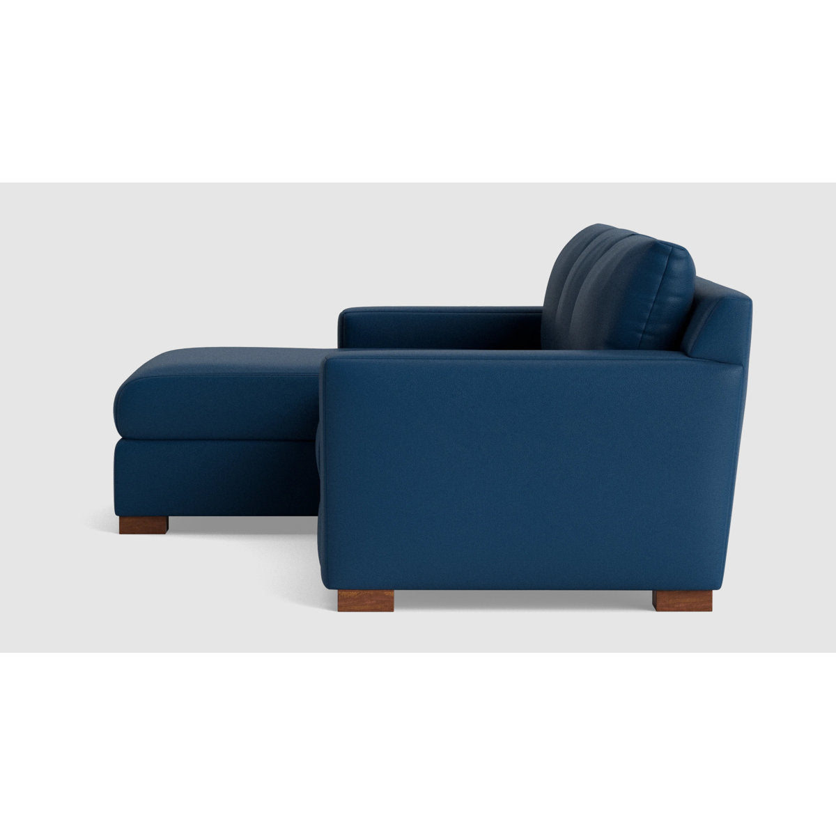 Benchmade Modern Catalina Leather Sofa With Chaise 105