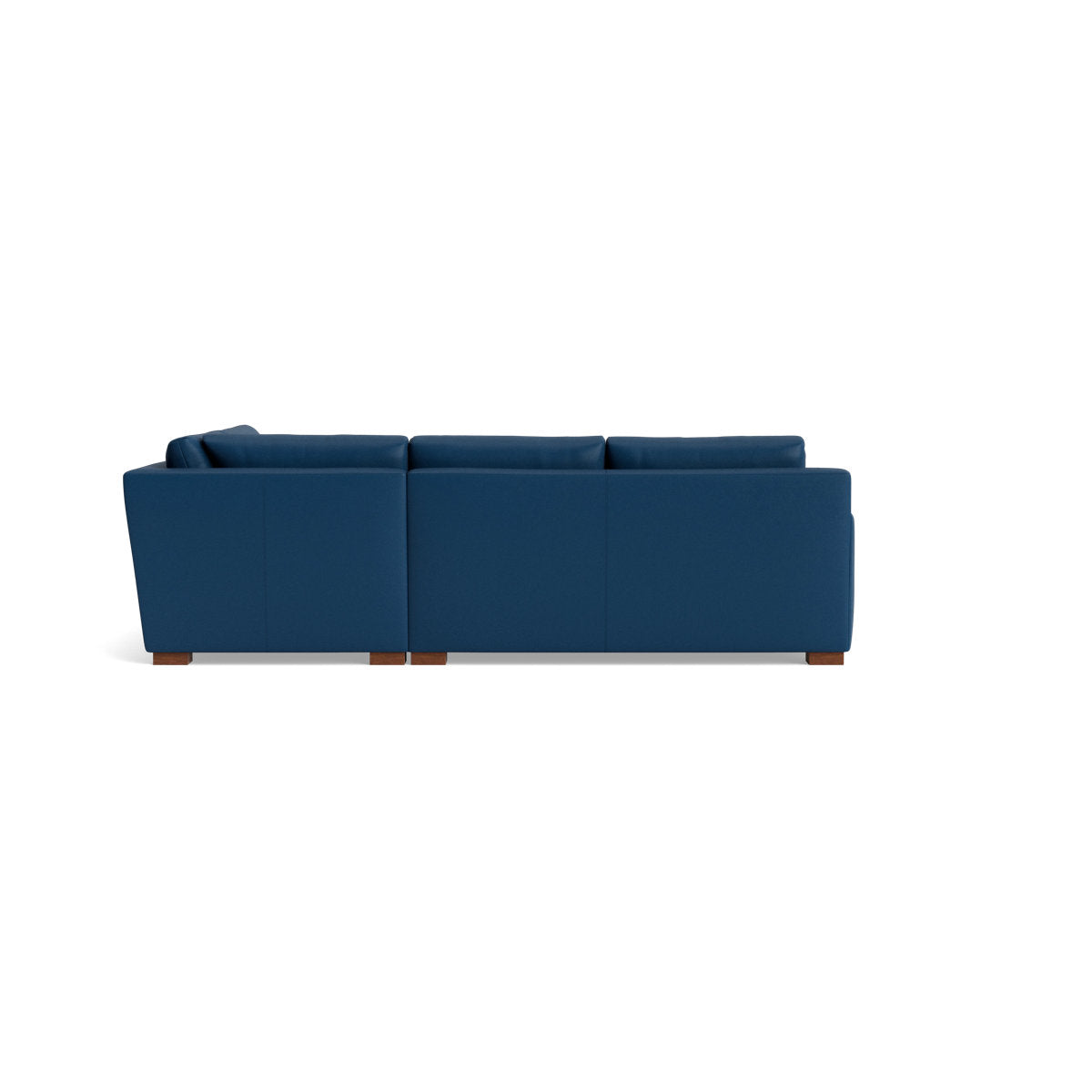 Benchmade Modern Catalina Leather Sectional With Bumper 95 X 95