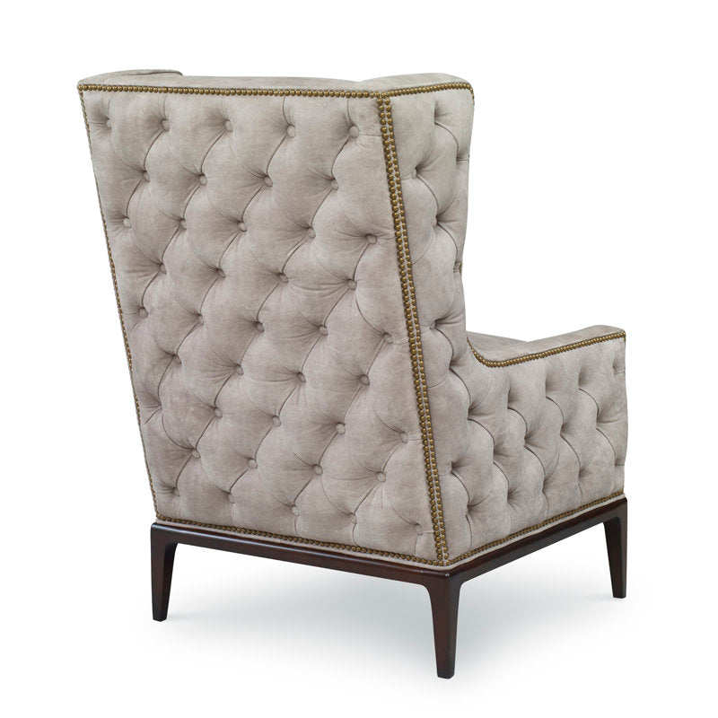 Claxton Wingback Chair Chair with Ottoman