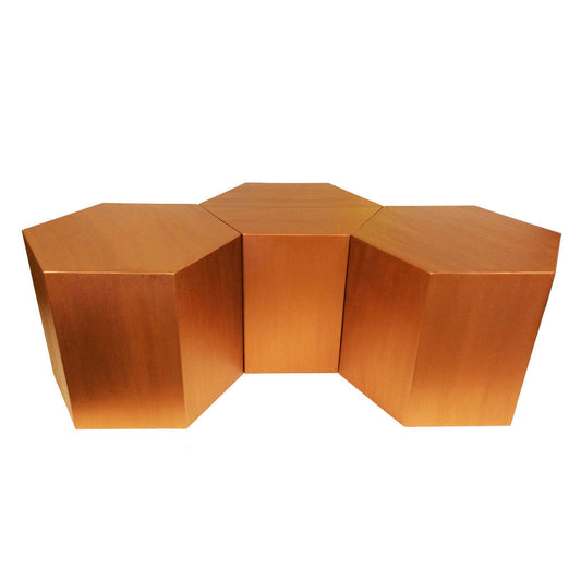 Hammers And Heels Solid Wood Block 1 Coffee Table With Storage