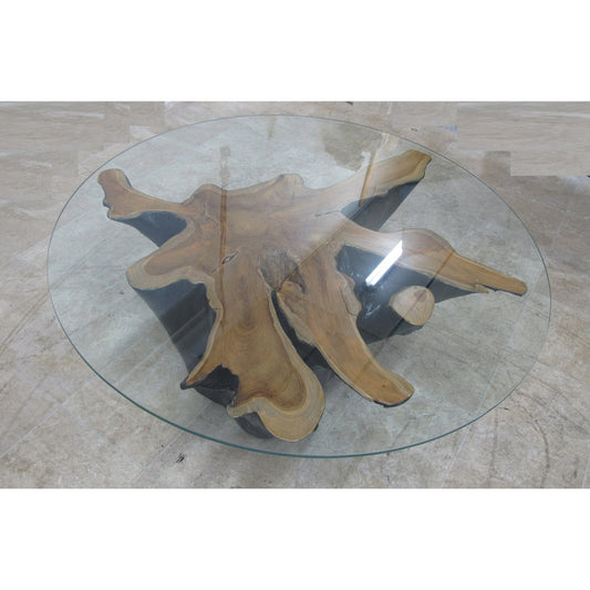 Dyag East Organic Star Teak Root Coffee Table Or Accent Table