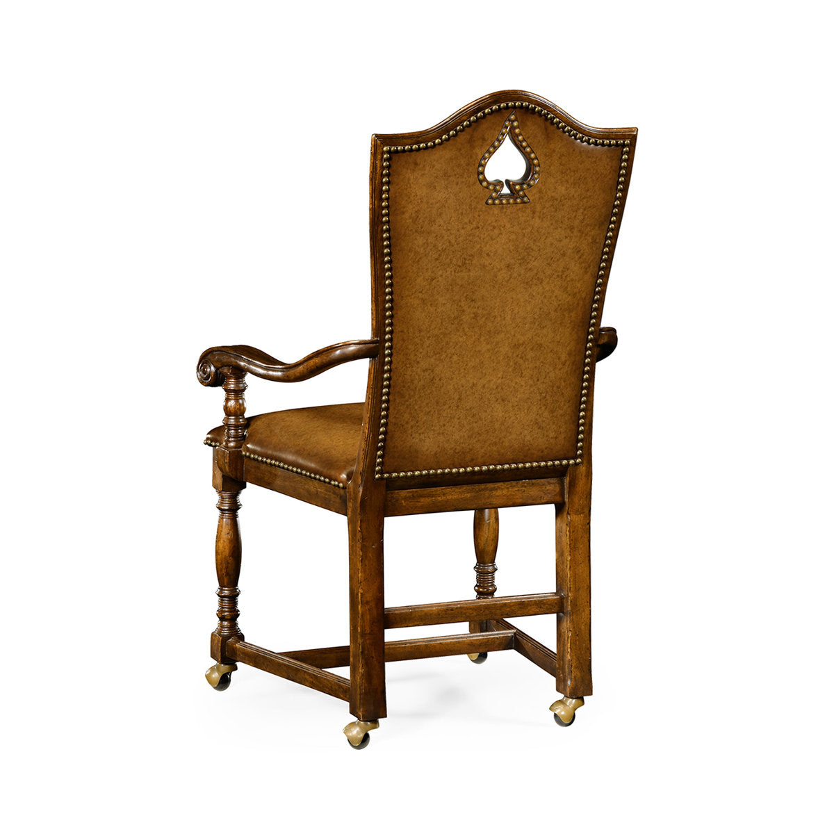 Country Farmhouse Leather Arm Chair