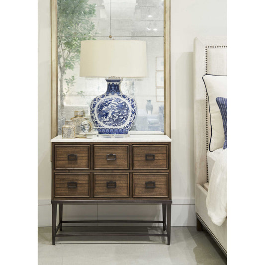 Courtland 6 - Drawer Nightstand