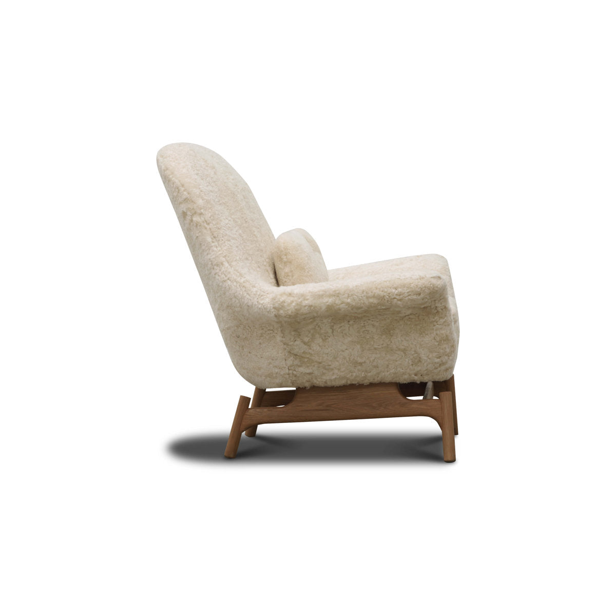 Cozy Armchair Chair with Ottoman