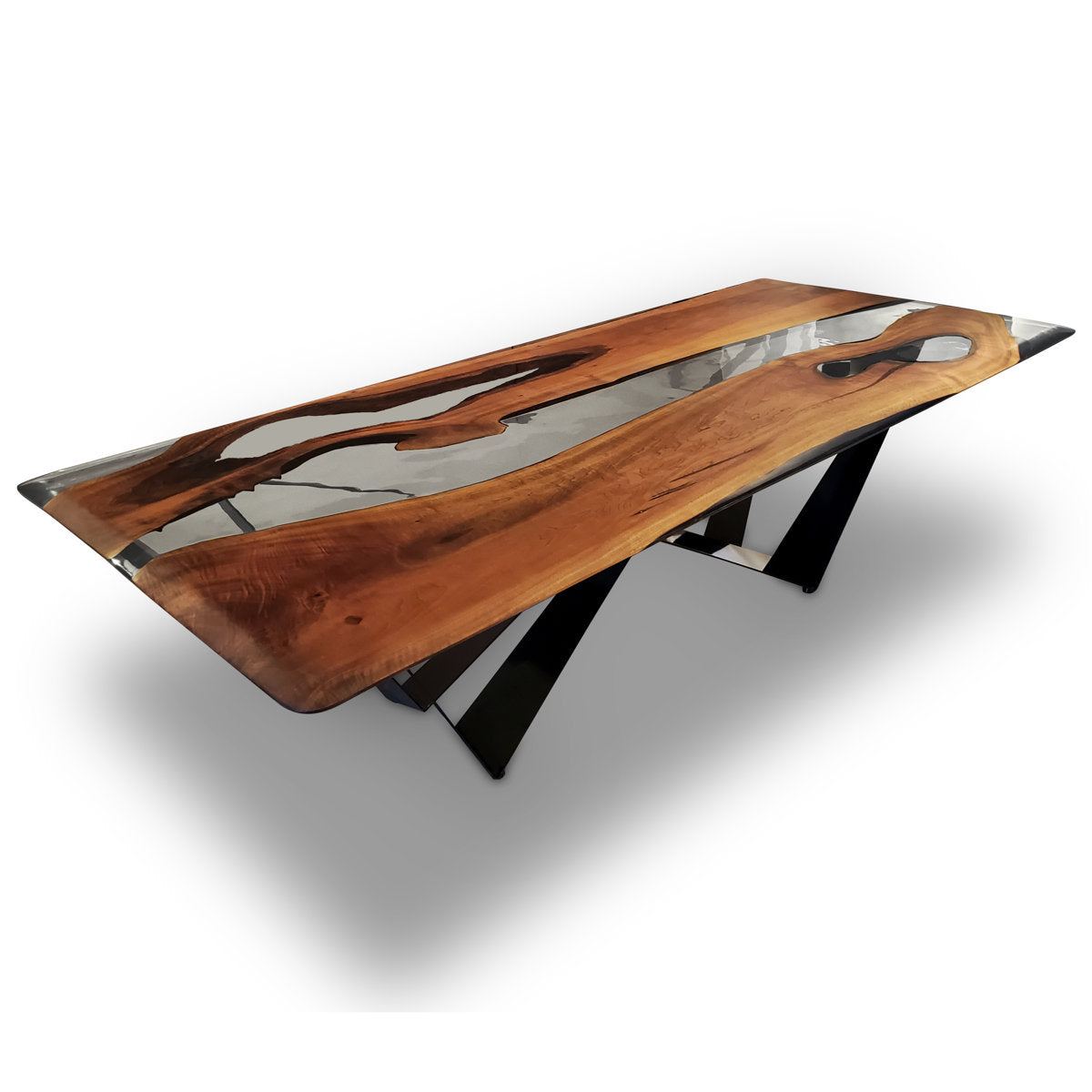 Danube Walnut Wood Dining Table