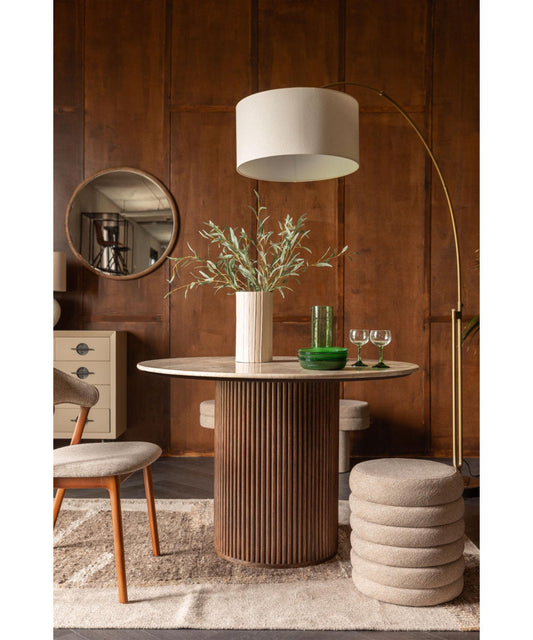 Dining Table Round Stone Dining Table