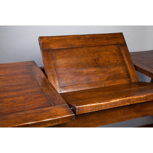 Michel Ferrand Dumas Butterfly Leaf Trestle Dining Table