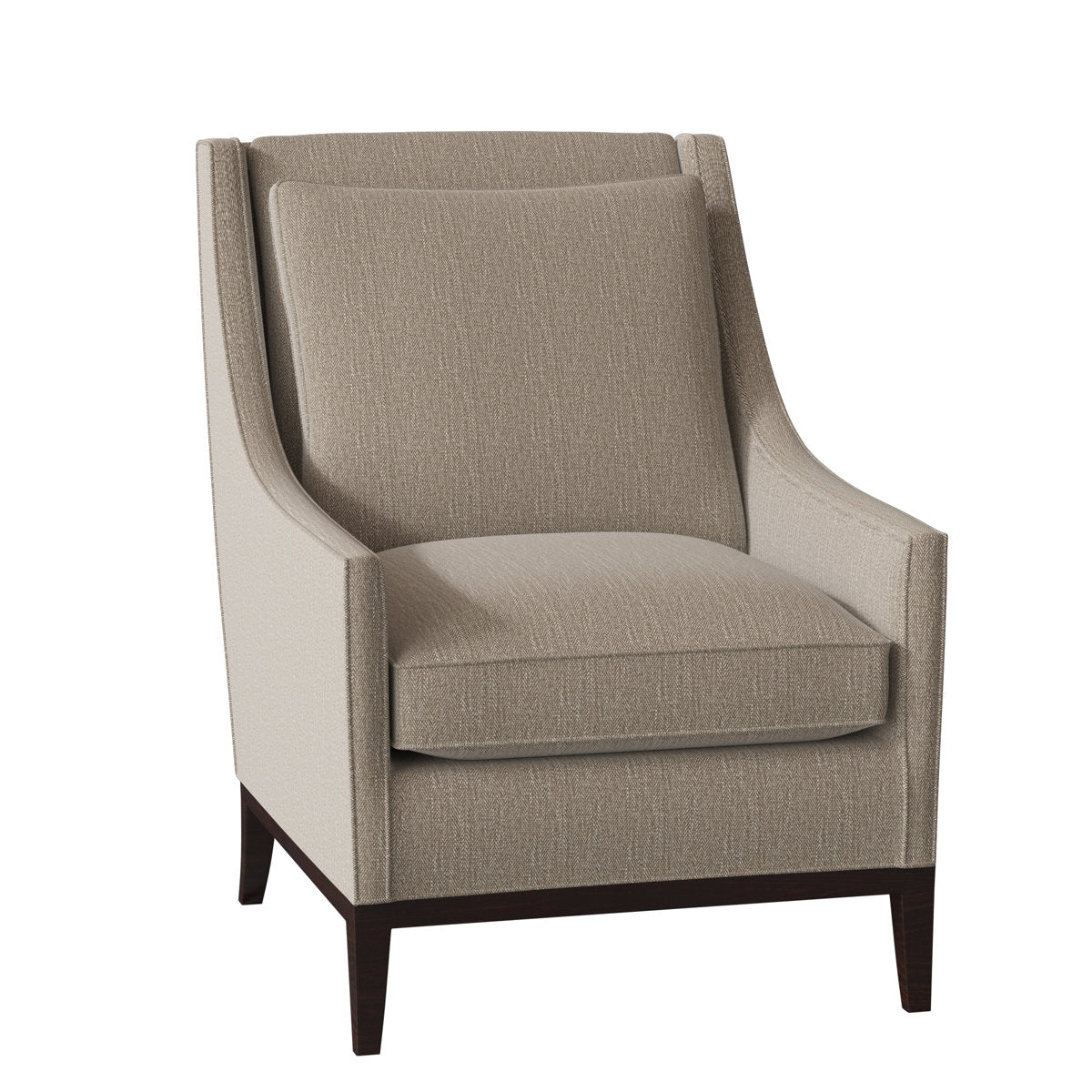 Duralee Eastside 37 Wide Down Cushion Slipcovered Armchair