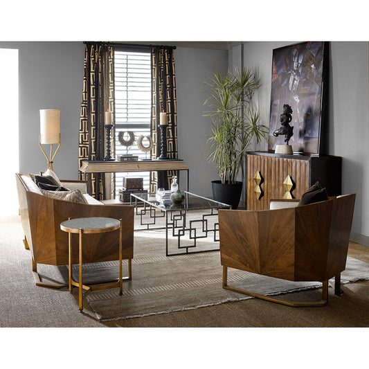 Eclectic Glass Coffee Table