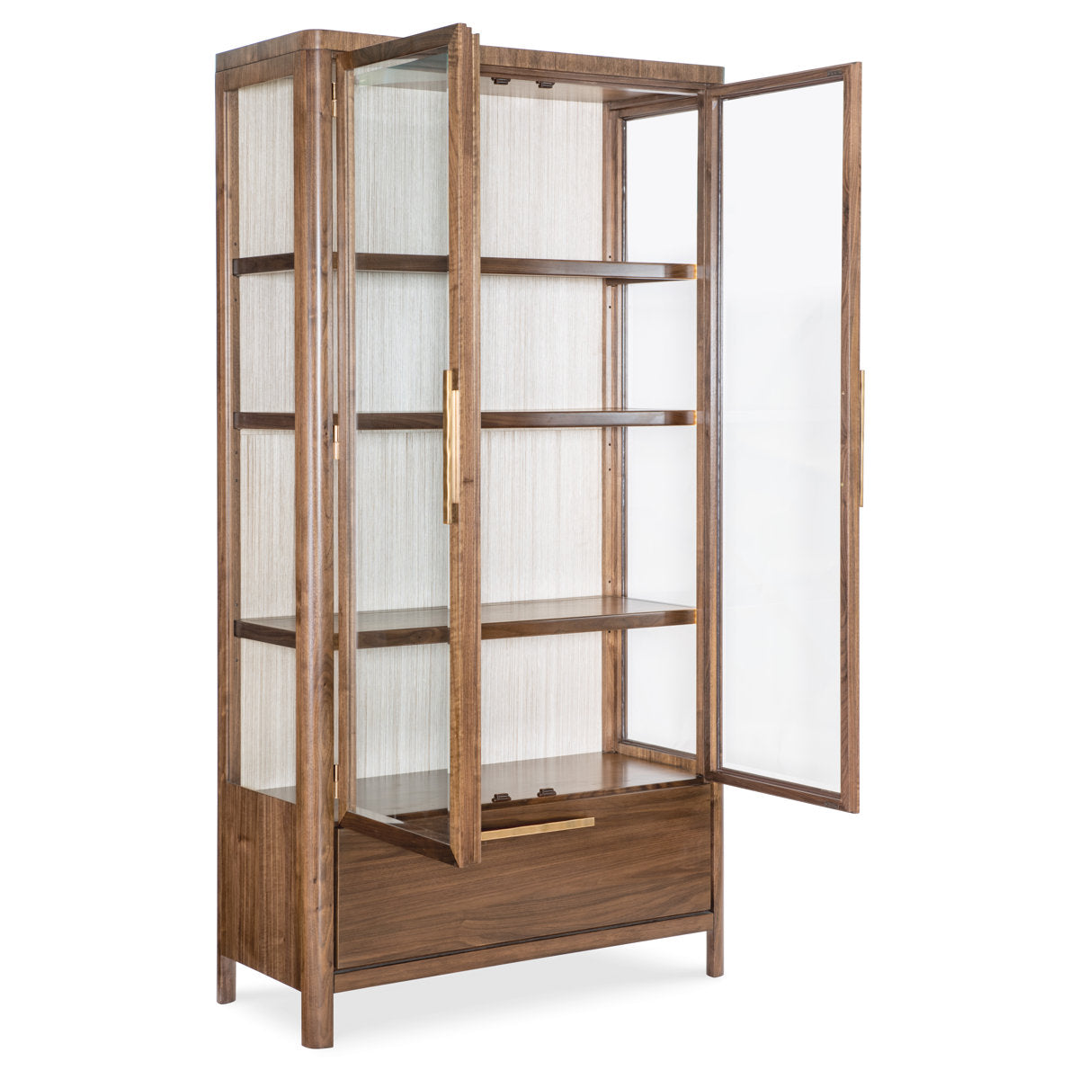 Eleana Lighted Curio Cabinet