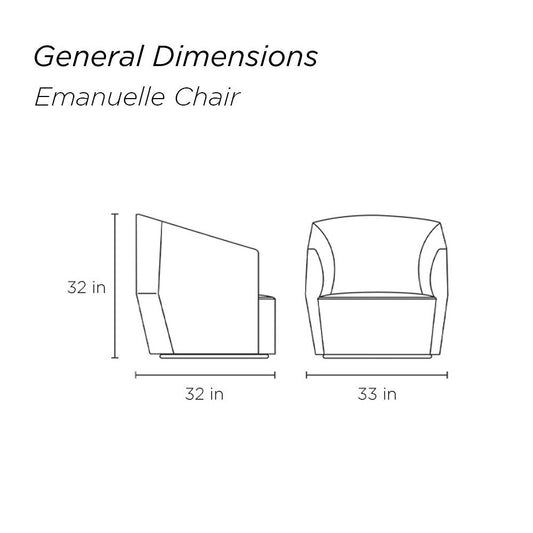 Emmanulle Swivel Barrel Chair