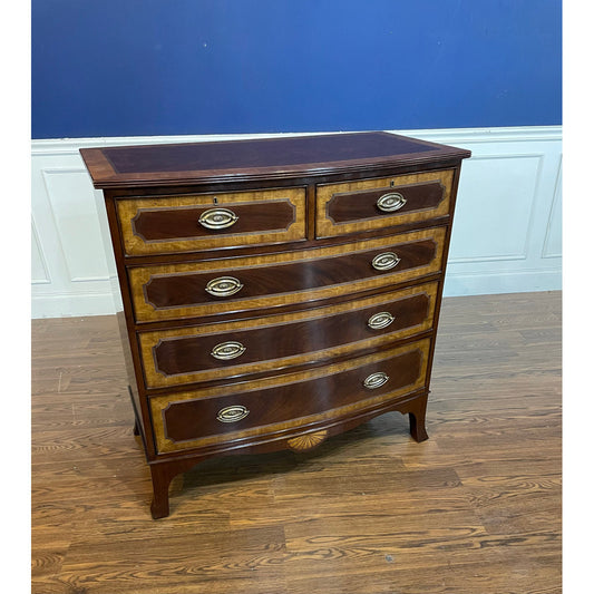 English Bow front Accent Chest