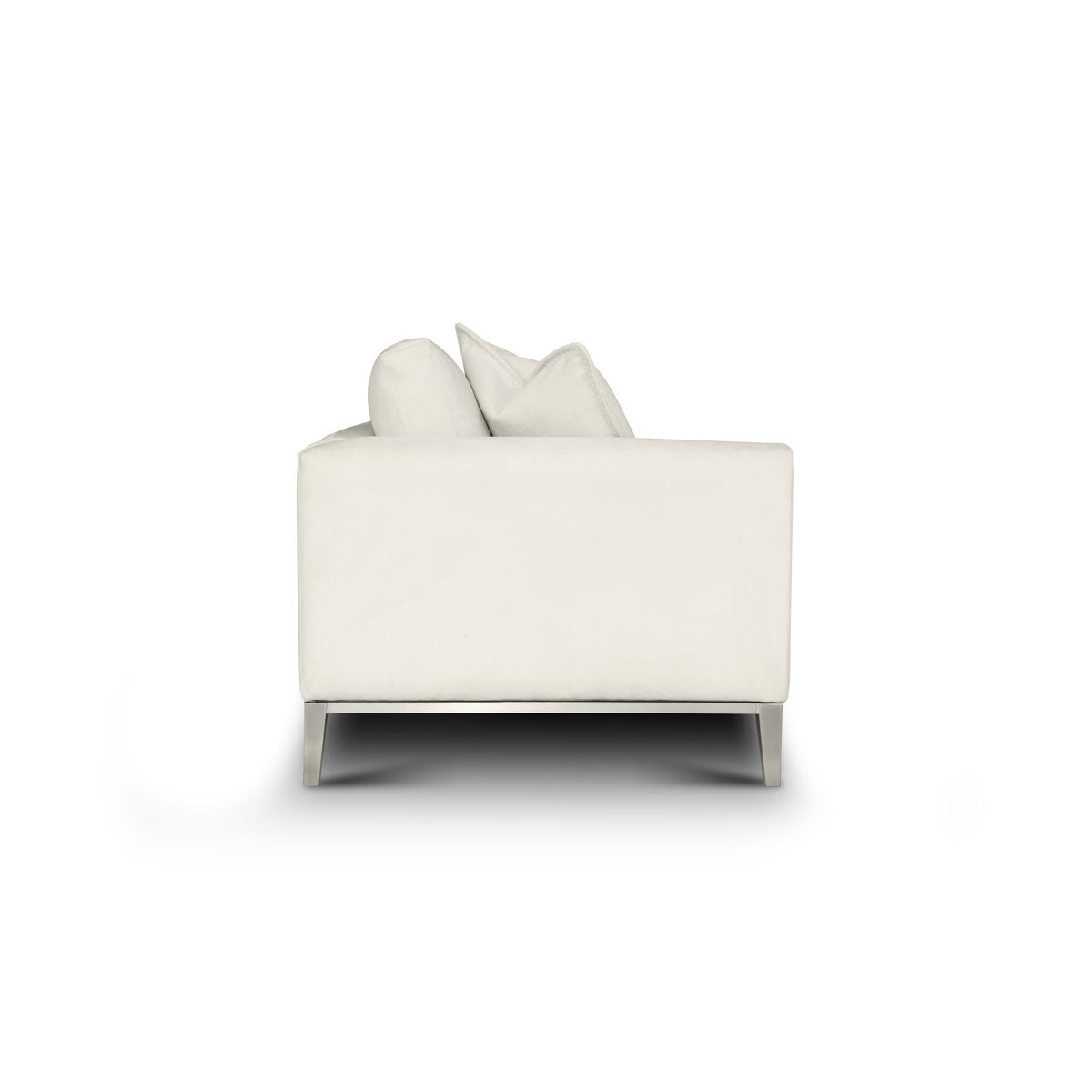 Eleanor Rigby Fairfax 108 Genuine Leather Square Arm Sofa