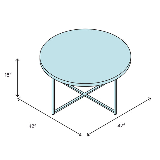 Farm Solid Wood Cocktail Table