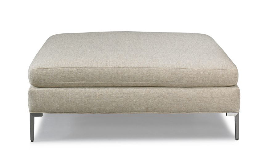 Hickory White Gibbs Ottoman
