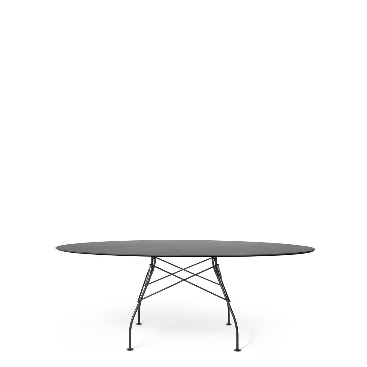 Glossy Oval Dining Table