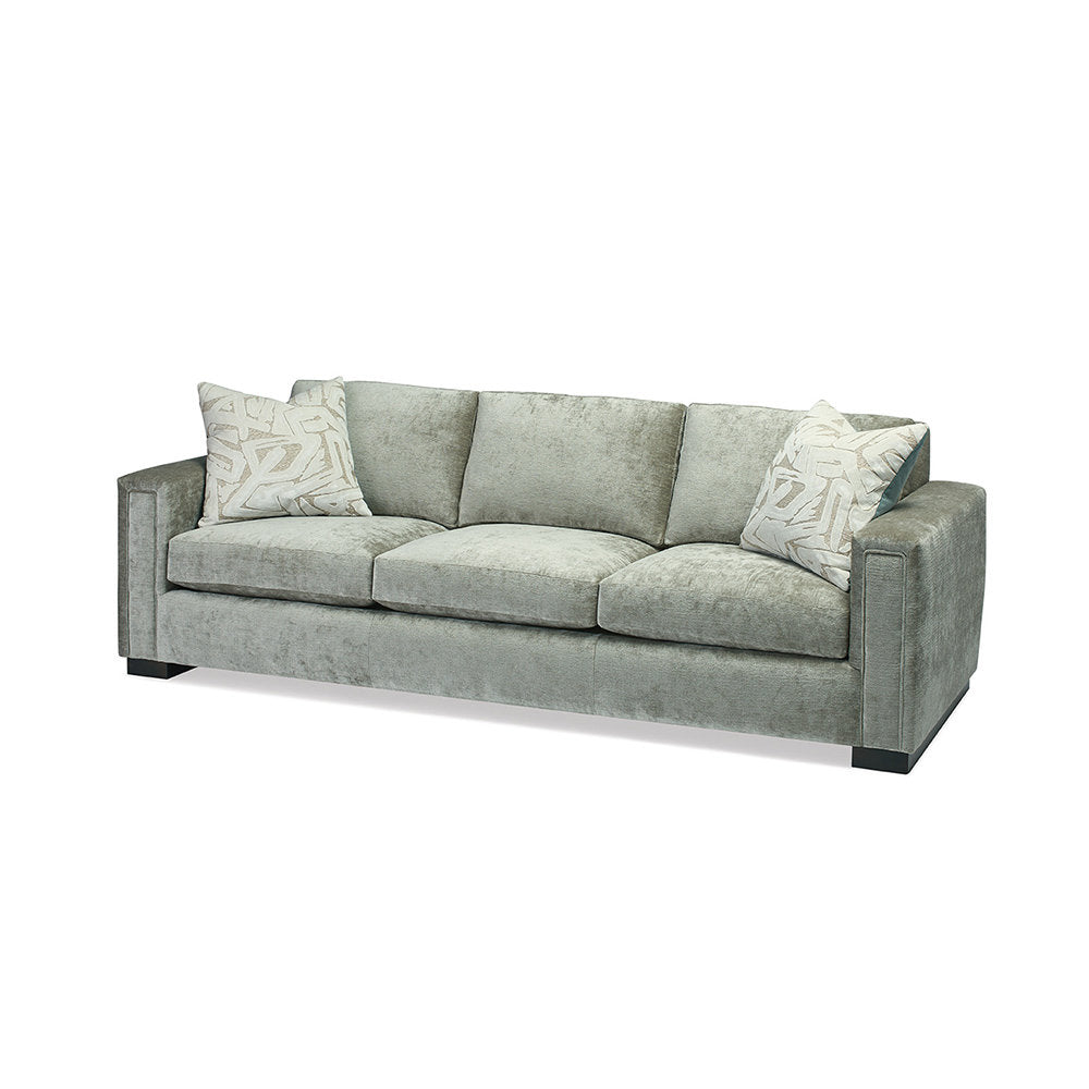 Massoud Furniture Heath 104 Square Arm Sofa