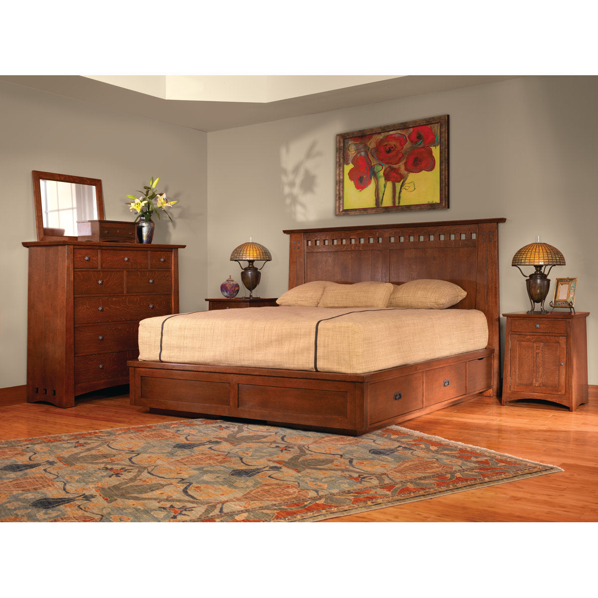 Highlands Bed, Low Footboard