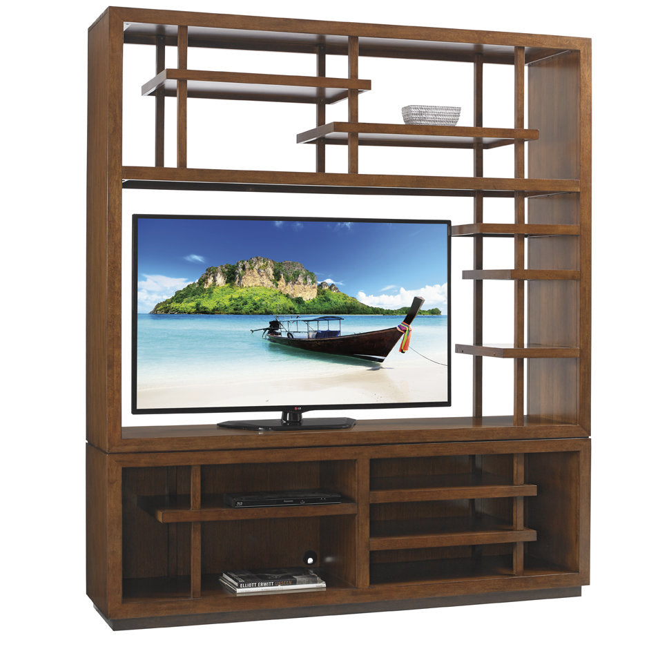 Island Fusion Taipei Media Bookcase