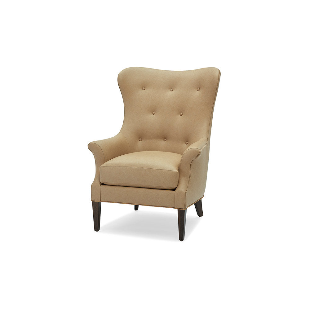 Jameson Wingback Chair Chair with Ottoman