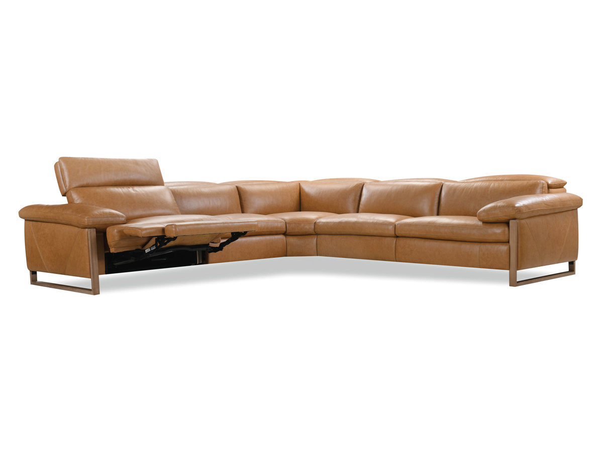 Hooker Furniture Jericho Five Piece Power Reclining Sectional