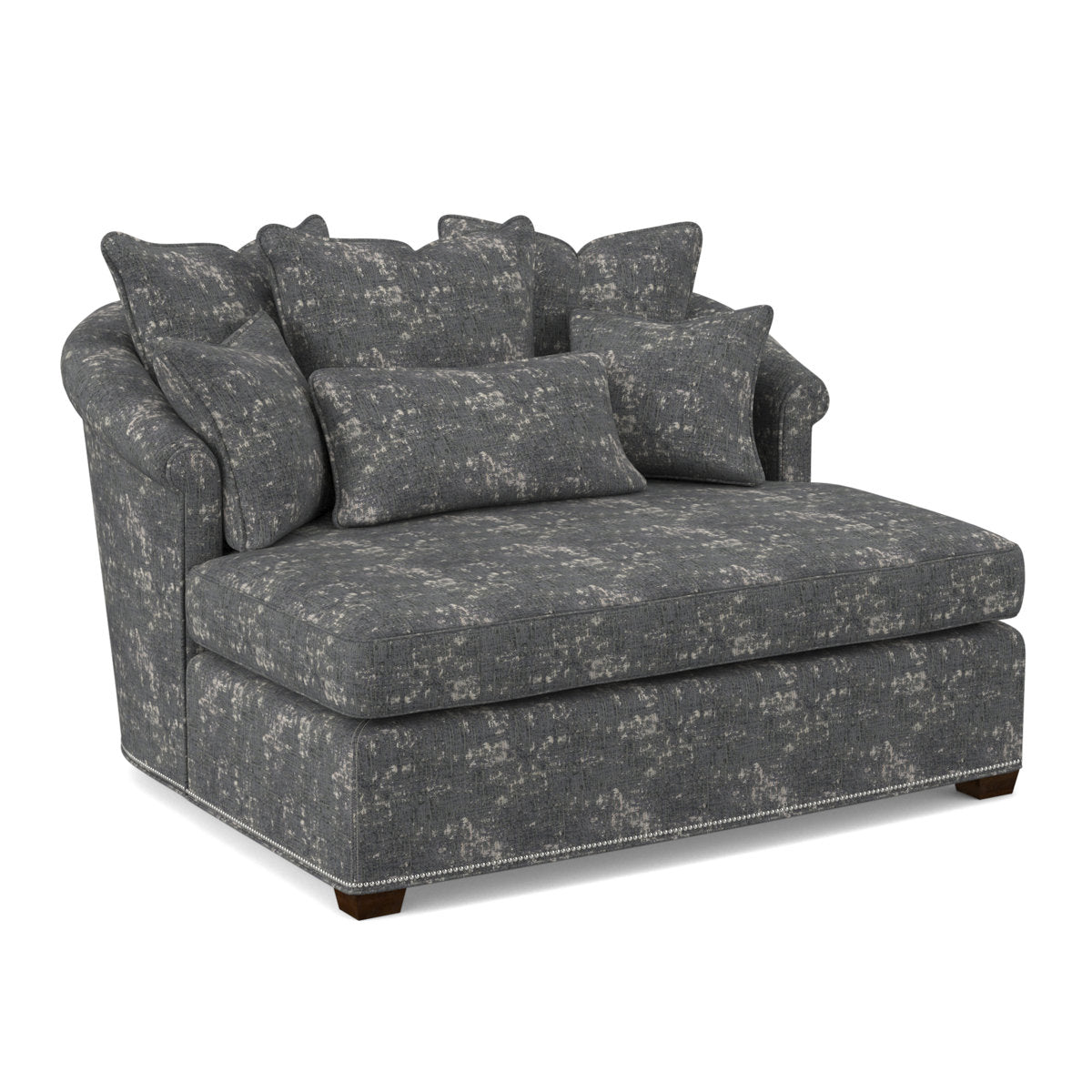 Ambella Josephine Rolled Arms Chaise Lounge