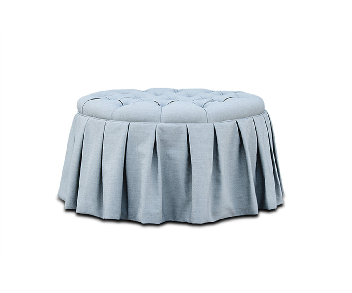 My Chic Nest Julia 36 Wide Tufted Round Standard Ottoman