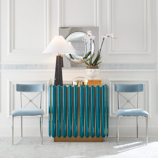 Jonathan Adler Kiki Brass 2 Door Accent Cabinet