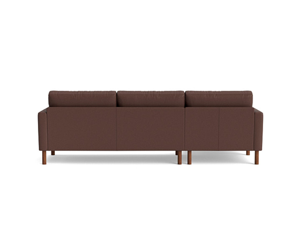 Benchmade Modern Laguna Leather Sofa With Chaise 105
